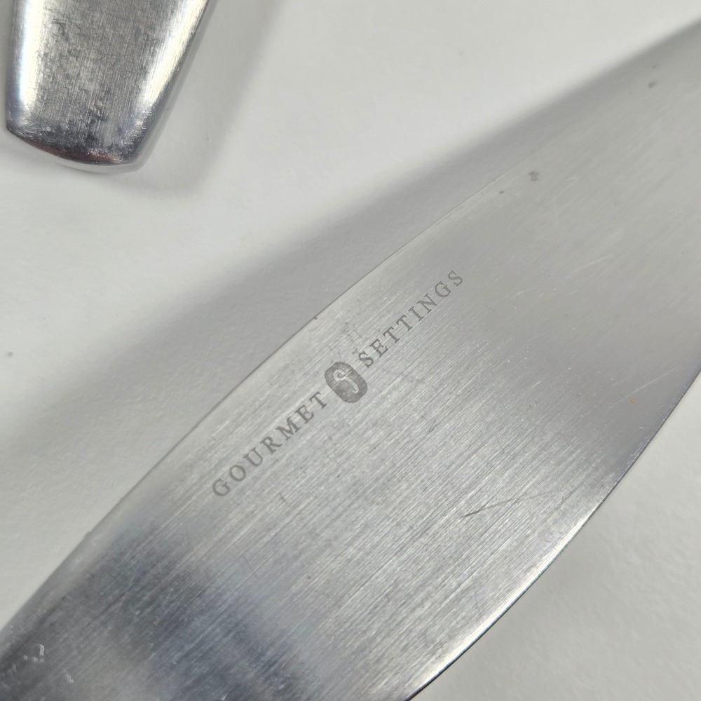 GS Gourmet Settings Non Stop Dinner Knives Flatware Stainless‎ Steel Lot of 3 - Picture 3 of 3